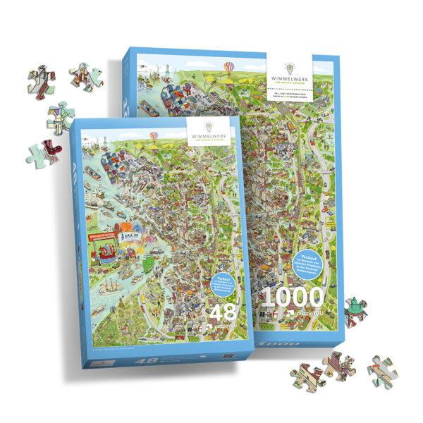 Puzzle "Seestadt Bremerhaven – SAiL 2025 Sonderedition“ - Wimmelwerk