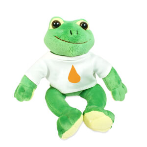 Plüschtier Frosch - individuell bedruckt